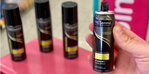 Travel-Size TRESemmé Hair Sprays Just 24¢ After Walgreens Rewards