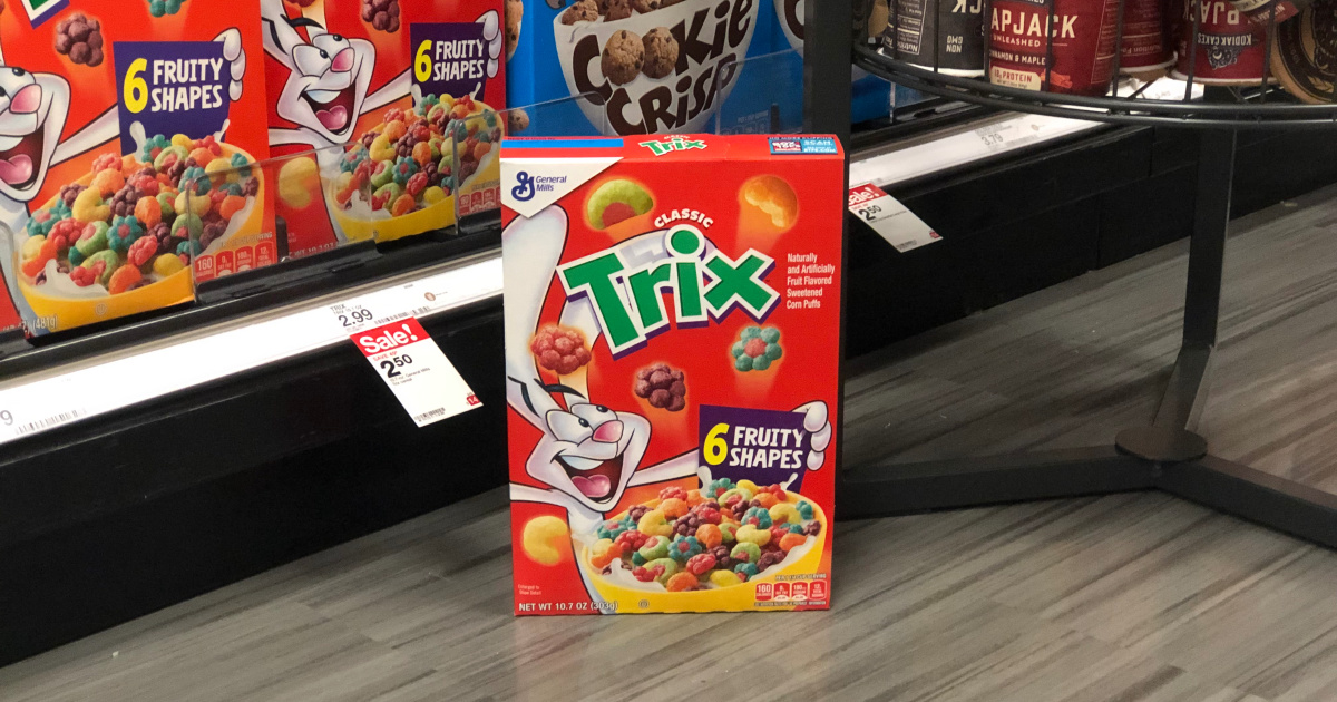 trix cereal at target