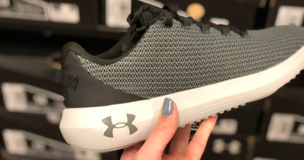 Under Armour Black and Grey Sneaker