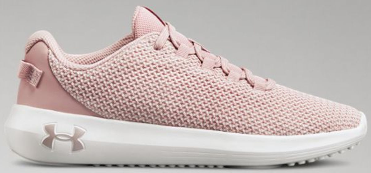 under armour ripple women's sneakers pink