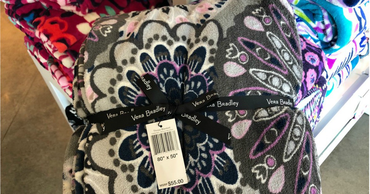 Vera Bradley Throw Blankets Only 17 Shipped + More Last Day