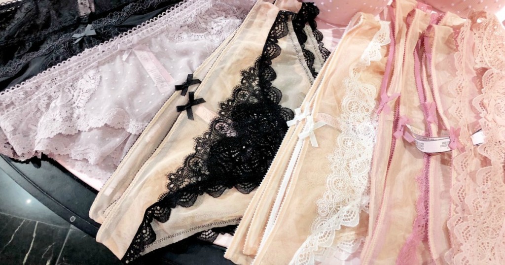 Lace Panties on display at store
