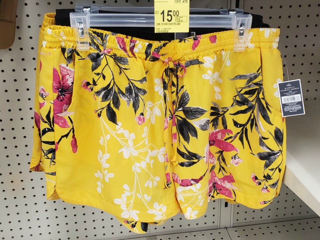 Walgreens women's floral shorts