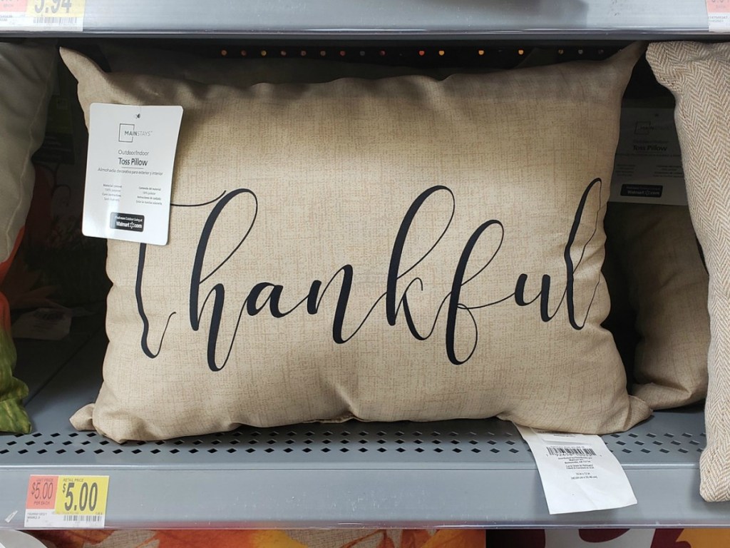 walmart thankful pillow