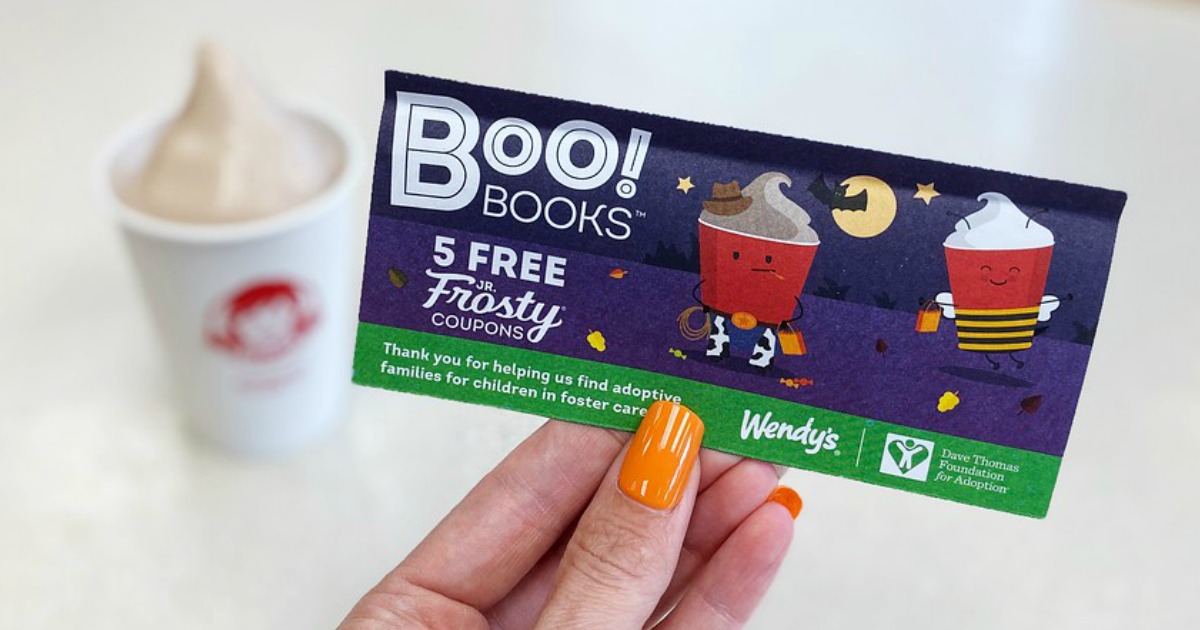 Wendy’s Halloween Boo! Coupon Book | $1 For 5 Free Frosty Coupons