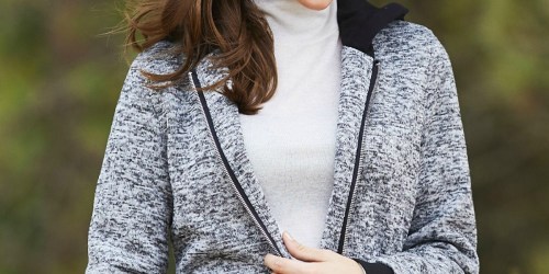 Women’s Fleece Hooded Anoraks Only $19.99 at Zulily | Sizes Up to 3X