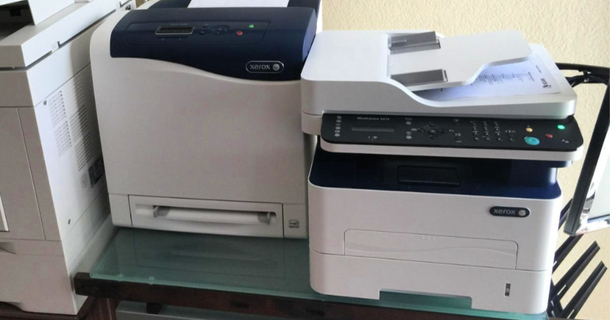 Xerox Laser All In One Printer Only 75 Shipped Regularly 260   Xerox WorkCentre Black White Laser All In One Printer 