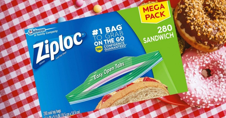 Ziploc Sandwich Bags 280-Count Just $6.84 Shipped on Amazon