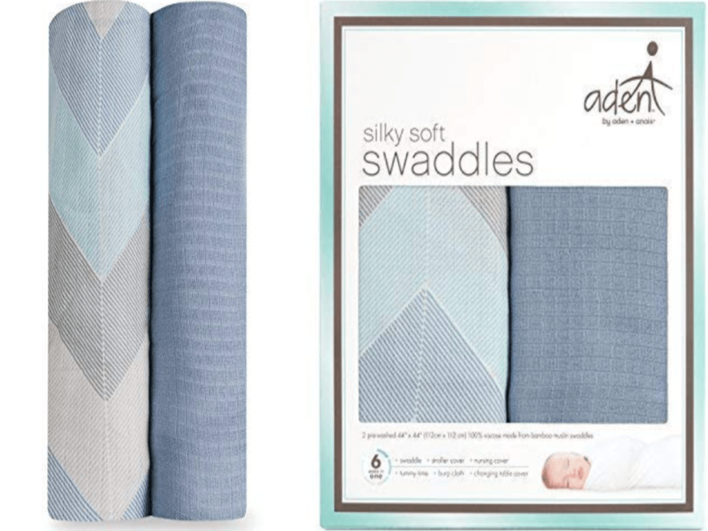 silky soft swaddles blankets and package