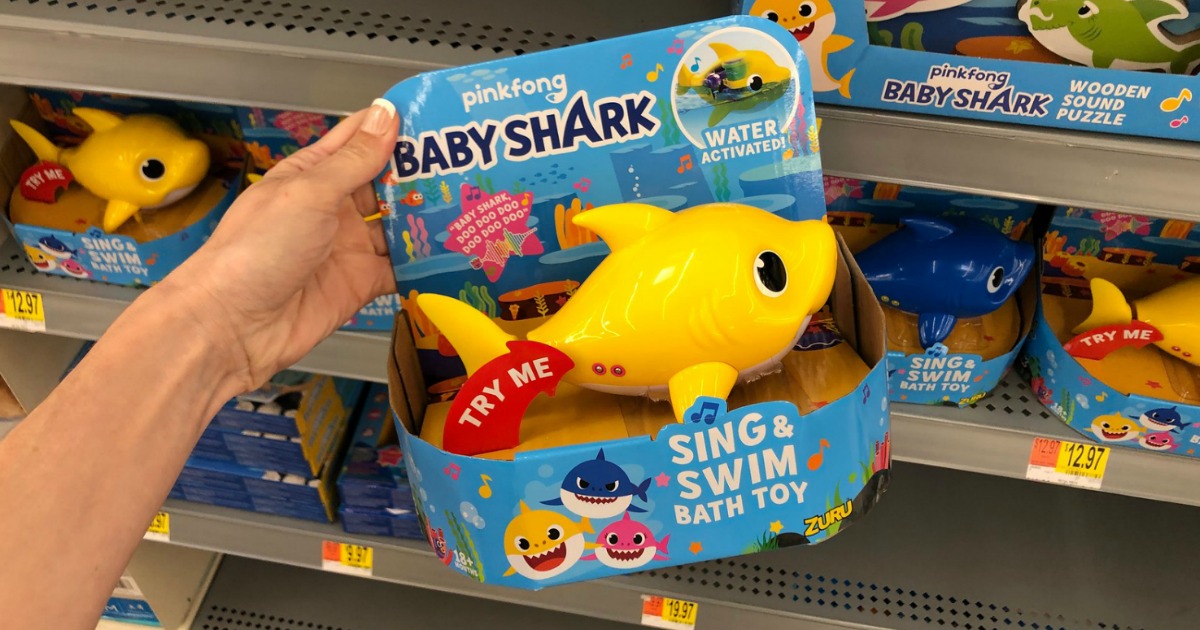 baby shark swim and sing toy