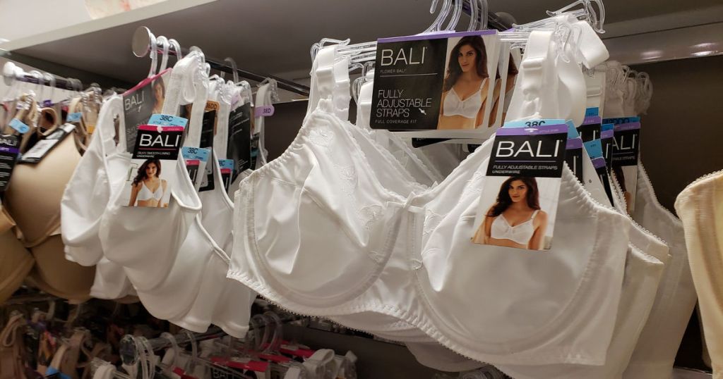white bali bra in store