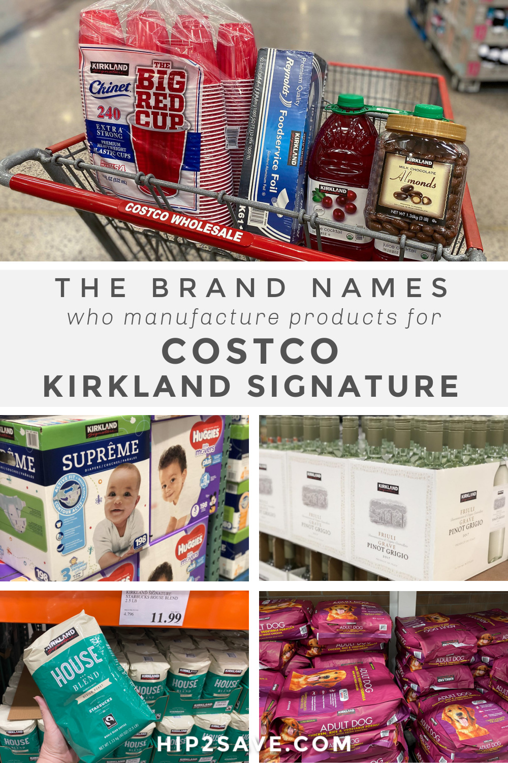 The BIG Name Brands Behind Costco's Kirkland Signature Items