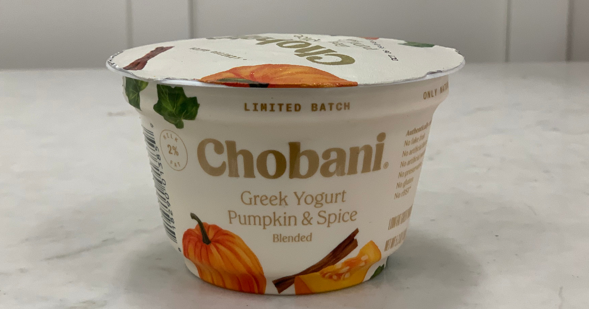 Chobani Pumpkin Spice Yogurt