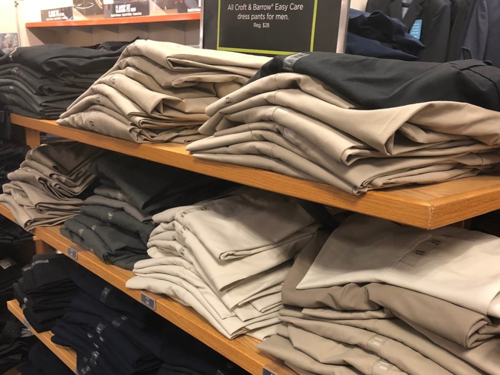 kohls croft & barrow pants