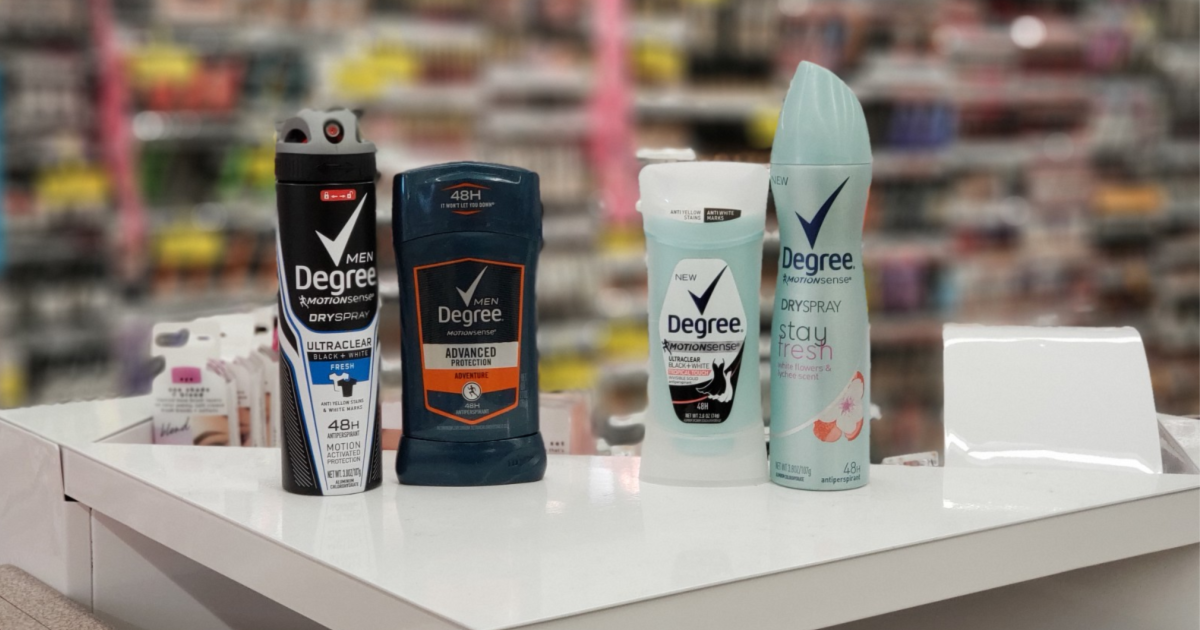 Over $10 Worth of Degree Deodorant Coupons Available to Print