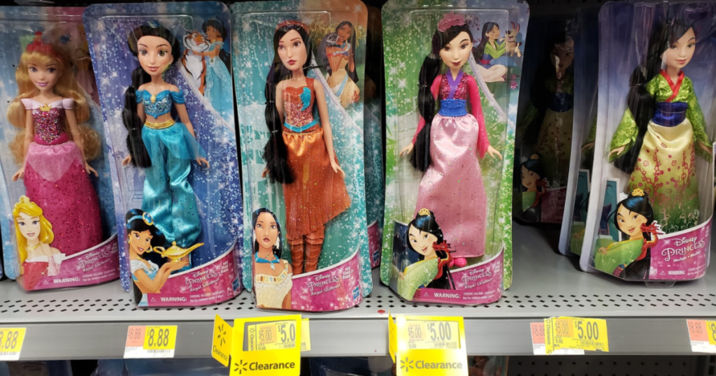 disney jasmine doll and others dolls in store