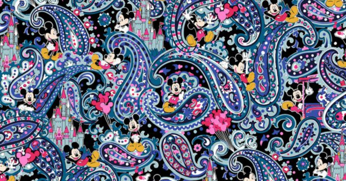 Disney Vera Bradley Collection Features Mickey S Whimsical Pattern   Disney Vera Bradley 2 