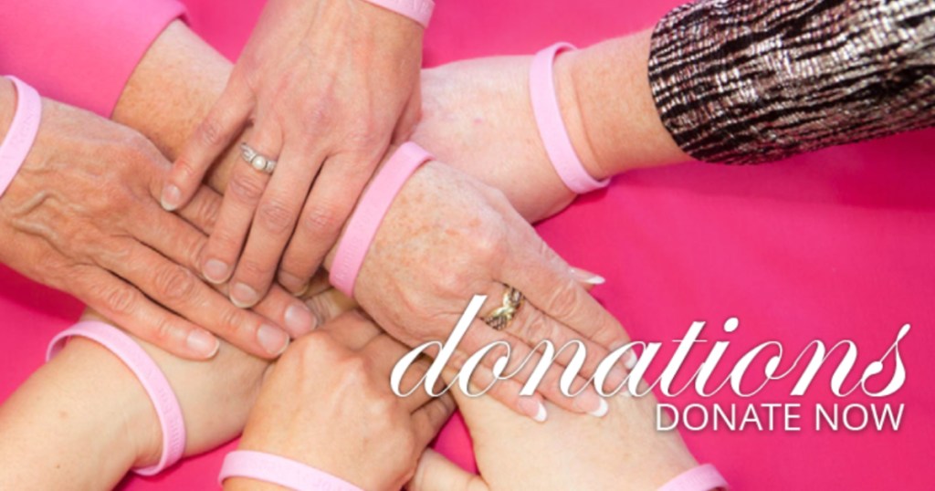 Hands clasped - donate now