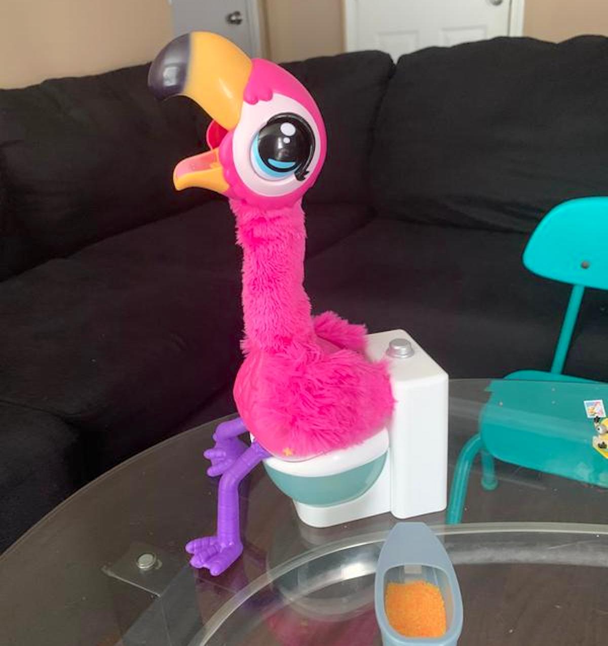 pooping flamingo toy