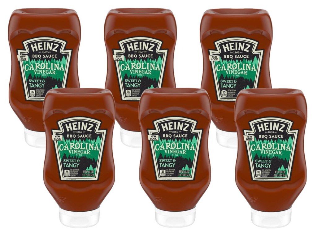 Heinz Caroline Vinegar BBQ sauce six pack