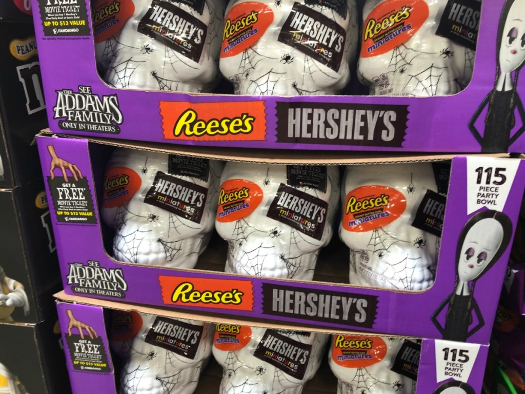 store display with candy from Hershey's