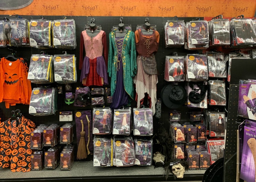 hocus pocus collection at Spirit Halloween store
