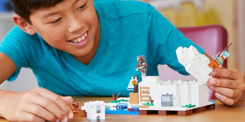 LEGO Minecraft The Polar Igloo Building Kit Only $17.99 (Regularly $30)