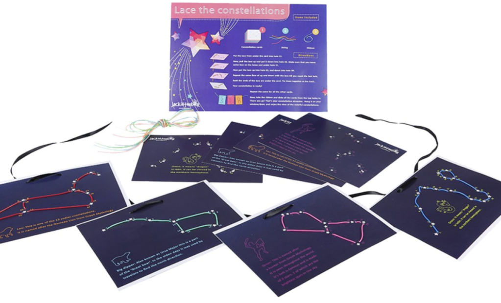 jackinthebox Space Themed Educational 3 Activities-in-1 Kit - 7-10 Years