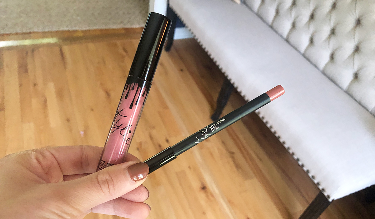 Kylie Lip Kit liquid lipstick and pencil