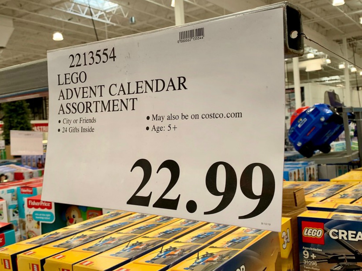 costco lego advent calendar 2019