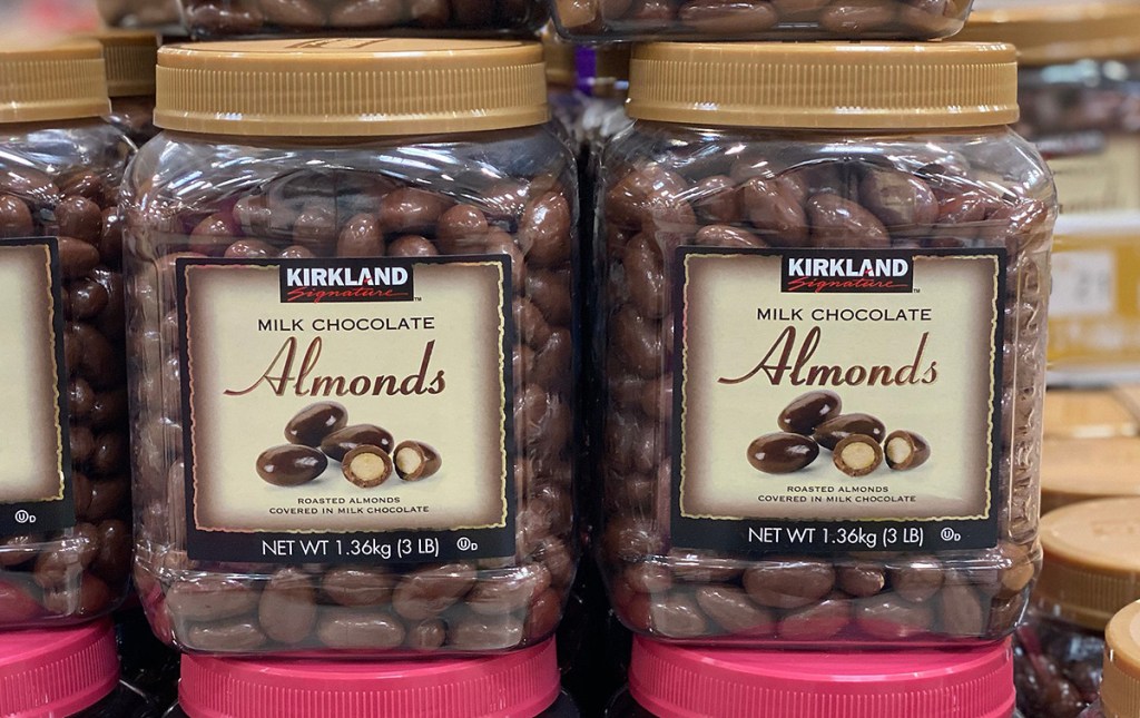 milk chocolate almonds