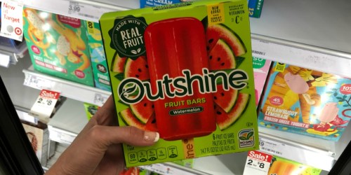 Outshine Frozen Fruit Bars 6-Pack Only $1.39 Each After Cash Back at Target