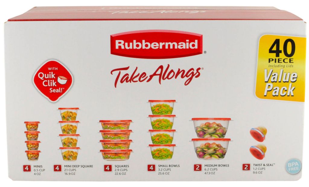 box of rubbermaid