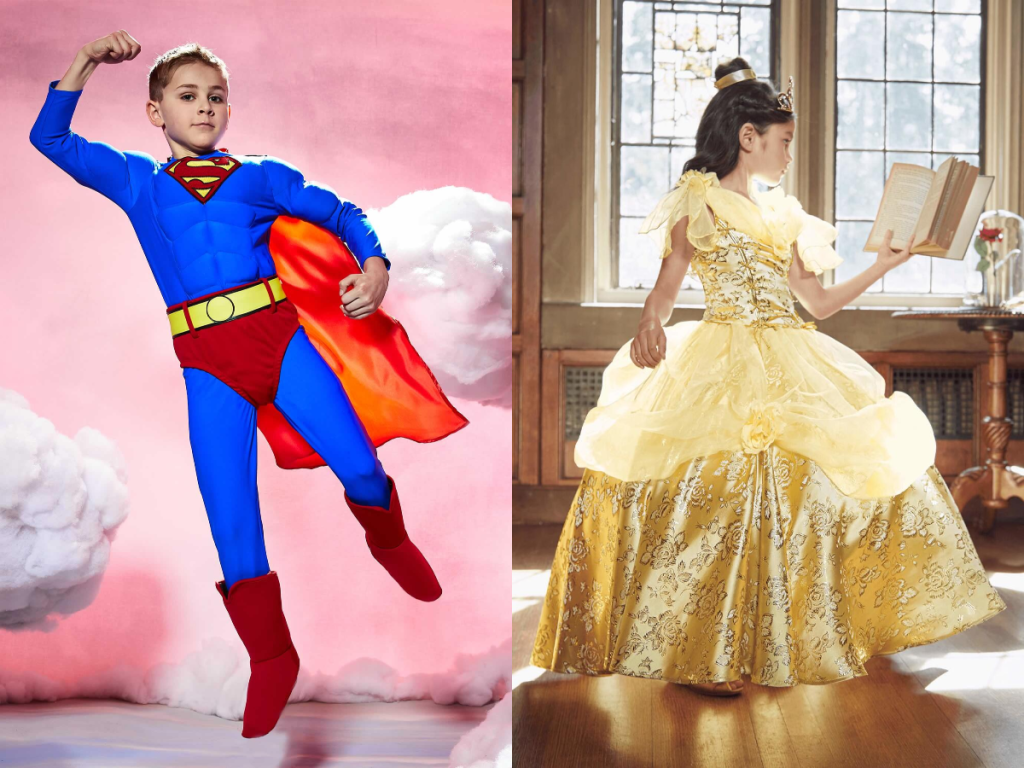 superman and belle halloween costumes