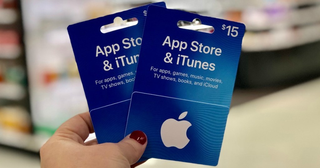 app store and itunes gift cards at target
