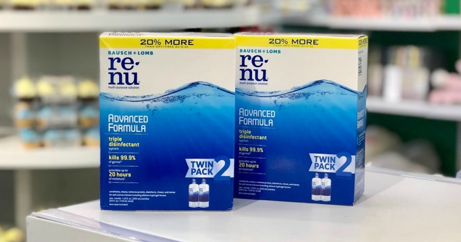 renu contact lens solution at target