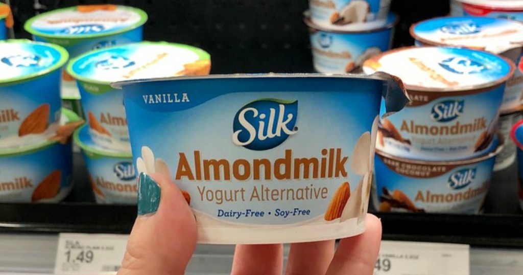 silk almondmilk dairy-free yogurt at target