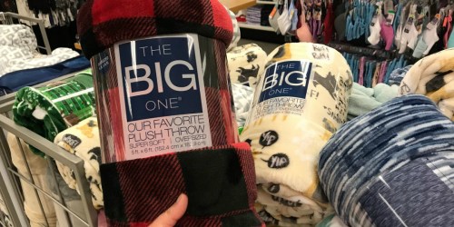 The Big One Supersoft Plush Throws Only $8.50 Each (Regularly $30) | Halloween & Fall Prints