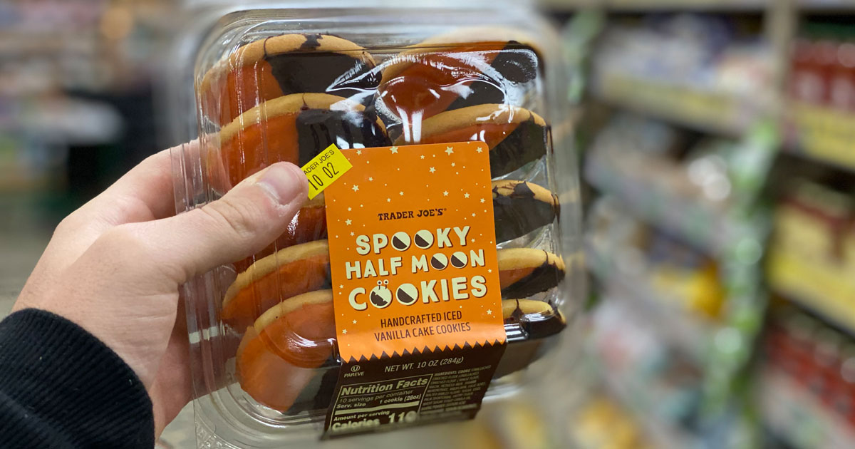 Spooky Half Moon Cookies at Trader Joe's