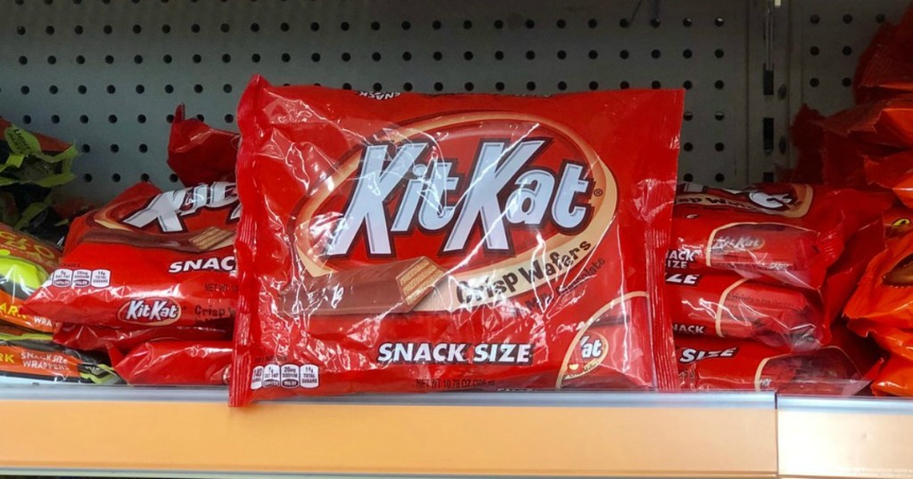 kit kat snack size candy at walgreens