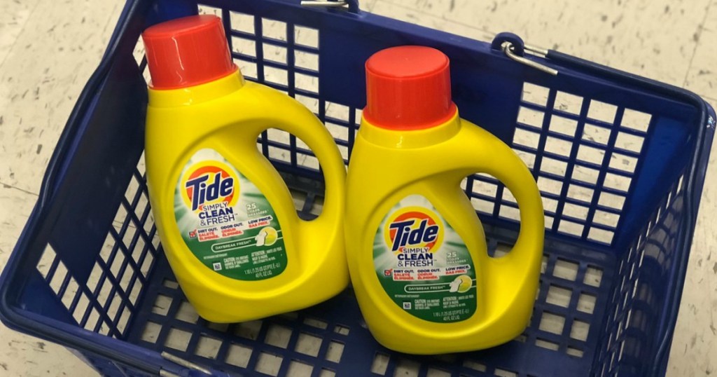 tide simply laundry detergent at walgreens