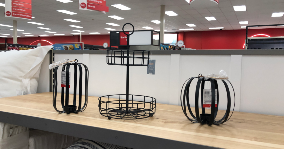 2Tiered Stands & Wire Candle Holders as Low as 3 at Target