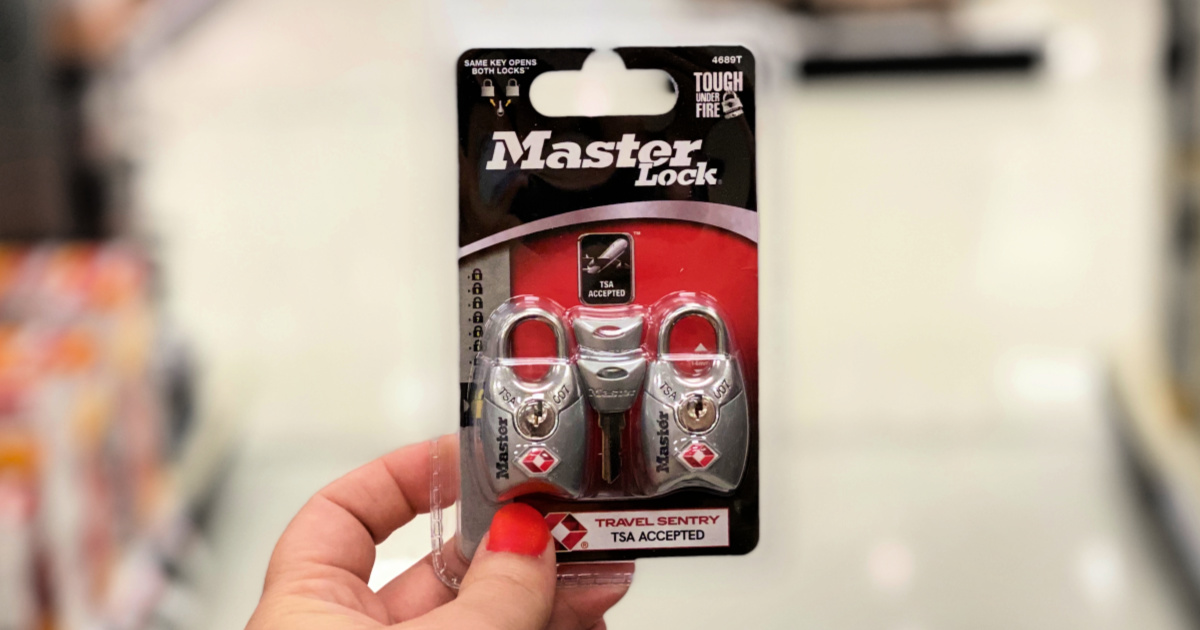 2-Pack Master Lock Luggage Lock