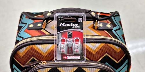 2-Pack Master Lock Luggage Locks Only $4 (Regularly $12) | TSA Accepted