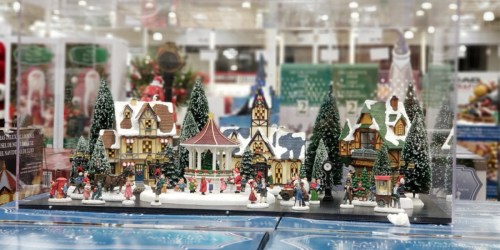 Christmas Village Decor Set w/ Lights & Music Only $99.99 at Costco | Plays 8 Christmas Songs