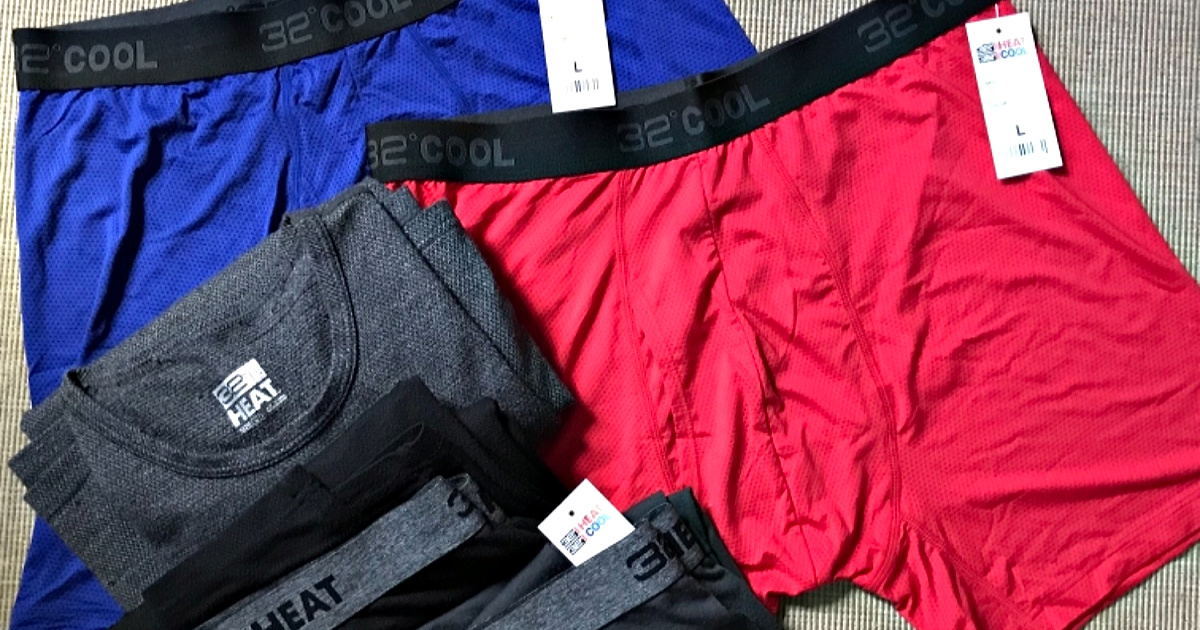 32 Degrees Men's Active Mesh Boxer Briefs as Low as $5 Each Shipped  (Regularly $16)