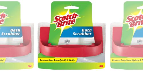 3M Scotch-Brite Handled Bath Scrubber Only $3 Shipped on Amazon