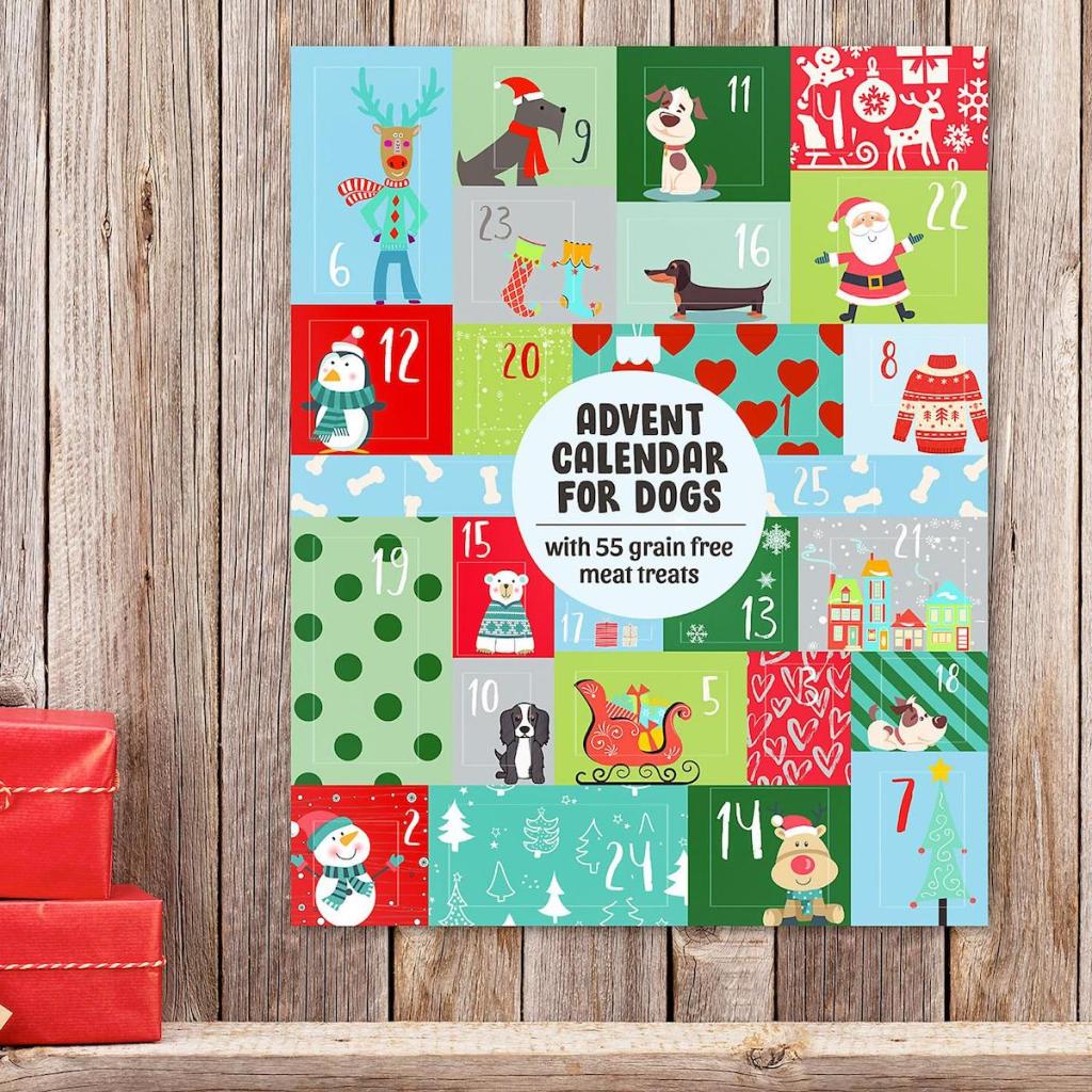 Pure Being Dog Advent Calendar - Printable Calendar