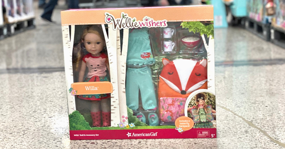 American Girl Wellie Wishers doll with accessories in box