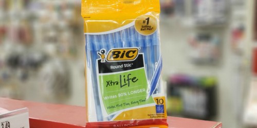 Bic Round Stic Pens Only 49¢ at Target (Just Use Your Phone)